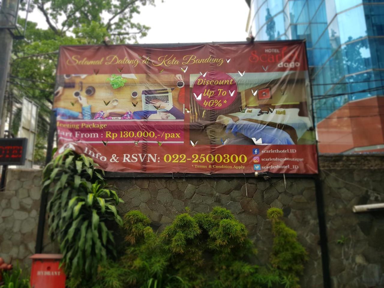 Scarlet Dago Hotel Bandung Eksteriør bilde